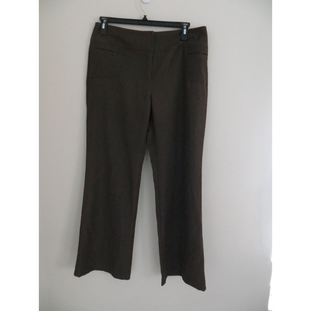 Dressbarn‎ Women's Plus Size Dress Pants Brown Size 14